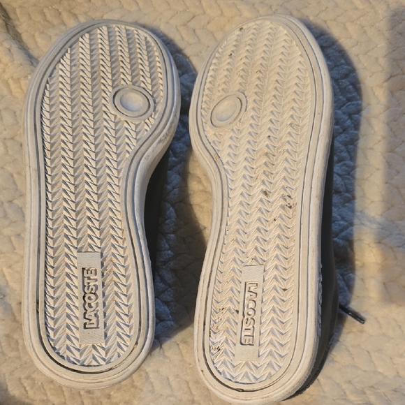 Lacoste Black and White Sneakers - Picture 3 of 3